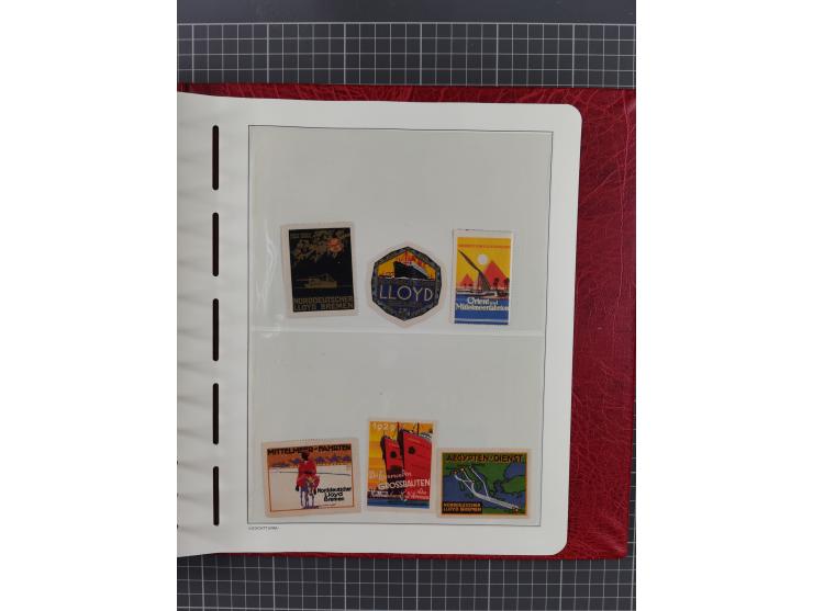 1840/2001 (ca.), Bremen und Cannstatt Heimat-Sammlung mit über 350 belegen, inkl. Dienstmarken und Feldpost, viele interessan