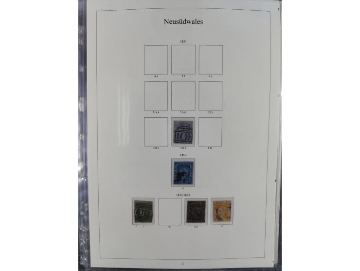 1850/1910 (ca.), Queensland to Western Australia, mostly used collection with a few unused, including Officials, Postage Dues