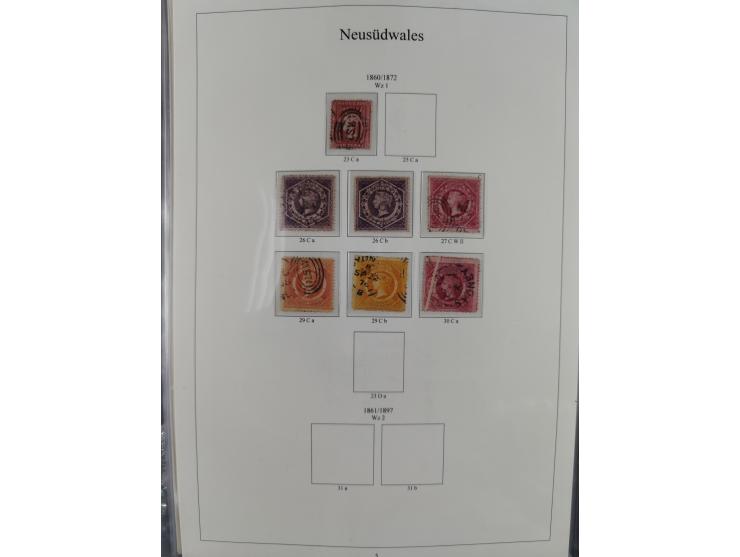 1850/1910 (ca.), Queensland to Western Australia, mostly used collection with a few unused, including Officials, Postage Dues