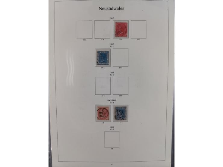 1850/1910 (ca.), Queensland to Western Australia, mostly used collection with a few unused, including Officials, Postage Dues