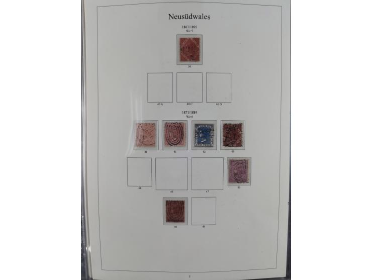 1850/1910 (ca.), Queensland to Western Australia, mostly used collection with a few unused, including Officials, Postage Dues