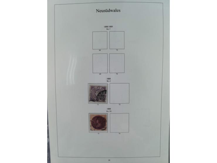 1850/1910 (ca.), Queensland to Western Australia, mostly used collection with a few unused, including Officials, Postage Dues
