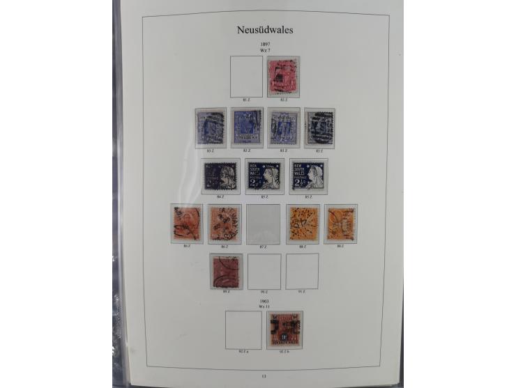 1850/1910 (ca.), Queensland to Western Australia, mostly used collection with a few unused, including Officials, Postage Dues