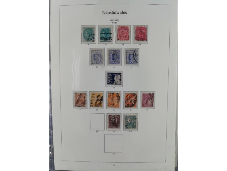 1850/1910 (ca.), Queensland to Western Australia, mostly used collection with a few unused, including Officials, Postage Dues