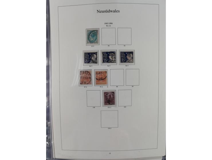 1850/1910 (ca.), Queensland to Western Australia, mostly used collection with a few unused, including Officials, Postage Dues