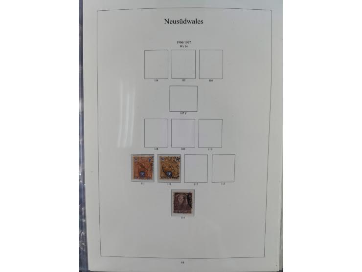 1850/1910 (ca.), Queensland to Western Australia, mostly used collection with a few unused, including Officials, Postage Dues