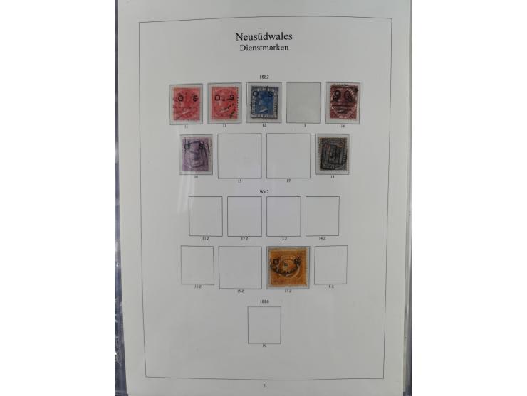 1850/1910 (ca.), Queensland to Western Australia, mostly used collection with a few unused, including Officials, Postage Dues