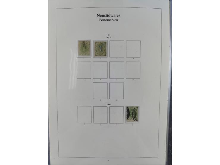 1850/1910 (ca.), Queensland to Western Australia, mostly used collection with a few unused, including Officials, Postage Dues