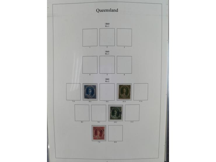 1850/1910 (ca.), Queensland to Western Australia, mostly used collection with a few unused, including Officials, Postage Dues