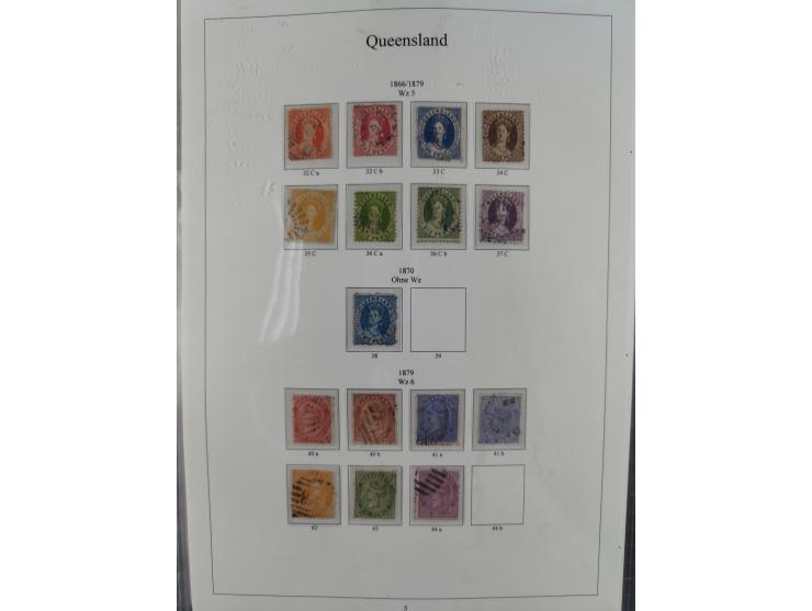 1850/1910 (ca.), Queensland to Western Australia, mostly used collection with a few unused, including Officials, Postage Dues