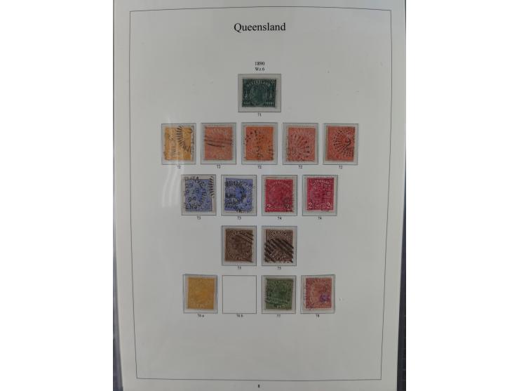 1850/1910 (ca.), Queensland to Western Australia, mostly used collection with a few unused, including Officials, Postage Dues