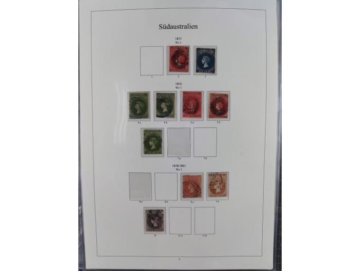 1850/1910 (ca.), Queensland to Western Australia, mostly used collection with a few unused, including Officials, Postage Dues