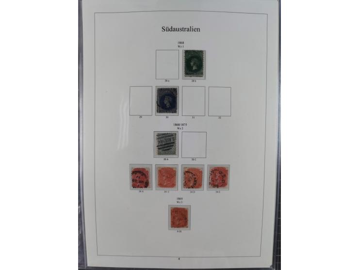 1850/1910 (ca.), Queensland to Western Australia, mostly used collection with a few unused, including Officials, Postage Dues