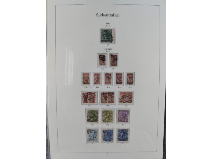 1850/1910 (ca.), Queensland to Western Australia, mostly used collection with a few unused, including Officials, Postage Dues