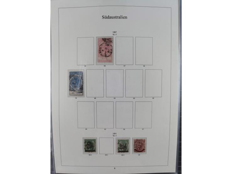 1850/1910 (ca.), Queensland to Western Australia, mostly used collection with a few unused, including Officials, Postage Dues