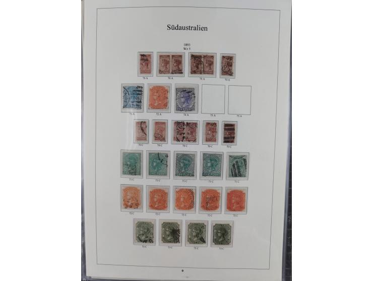 1850/1910 (ca.), Queensland to Western Australia, mostly used collection with a few unused, including Officials, Postage Dues