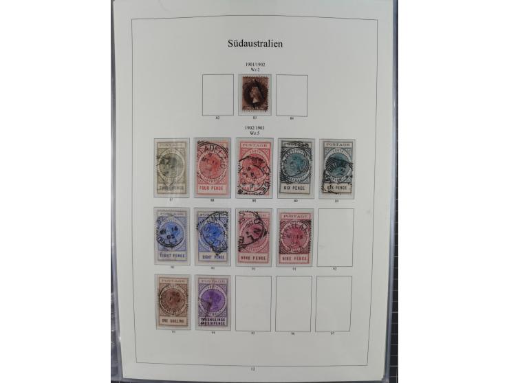 1850/1910 (ca.), Queensland to Western Australia, mostly used collection with a few unused, including Officials, Postage Dues