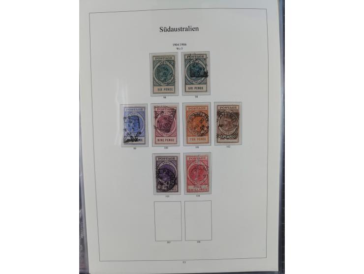 1850/1910 (ca.), Queensland to Western Australia, mostly used collection with a few unused, including Officials, Postage Dues