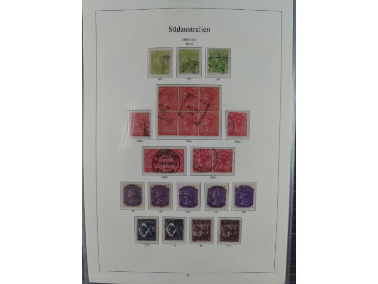 1850/1910 (ca.), Queensland to Western Australia, mostly used collection with a few unused, including Officials, Postage Dues