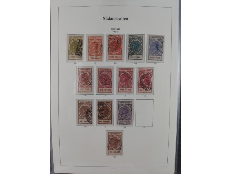 1850/1910 (ca.), Queensland to Western Australia, mostly used collection with a few unused, including Officials, Postage Dues