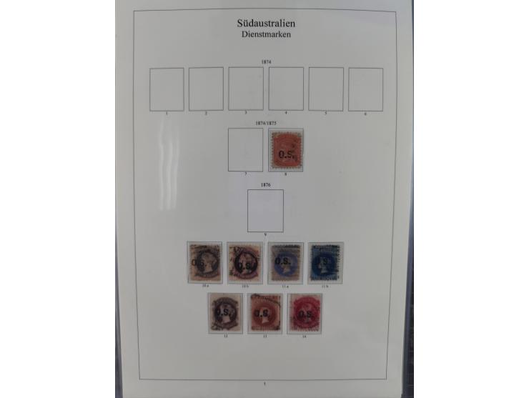 1850/1910 (ca.), Queensland to Western Australia, mostly used collection with a few unused, including Officials, Postage Dues