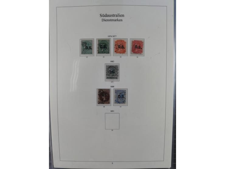 1850/1910 (ca.), Queensland to Western Australia, mostly used collection with a few unused, including Officials, Postage Dues