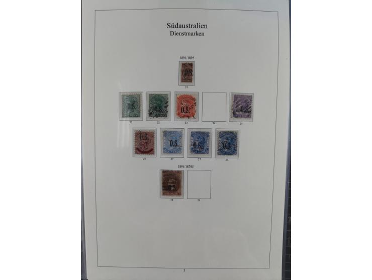 1850/1910 (ca.), Queensland to Western Australia, mostly used collection with a few unused, including Officials, Postage Dues