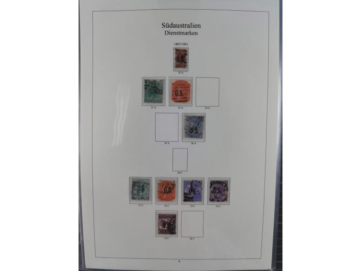 1850/1910 (ca.), Queensland to Western Australia, mostly used collection with a few unused, including Officials, Postage Dues