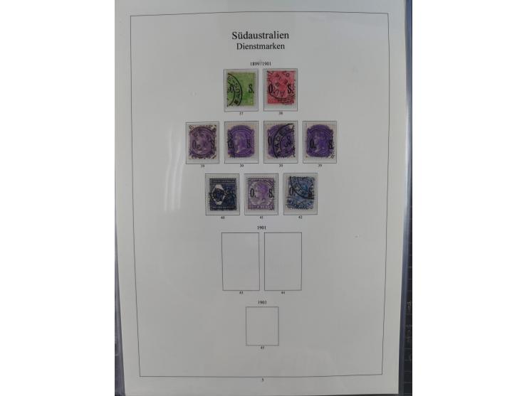 1850/1910 (ca.), Queensland to Western Australia, mostly used collection with a few unused, including Officials, Postage Dues