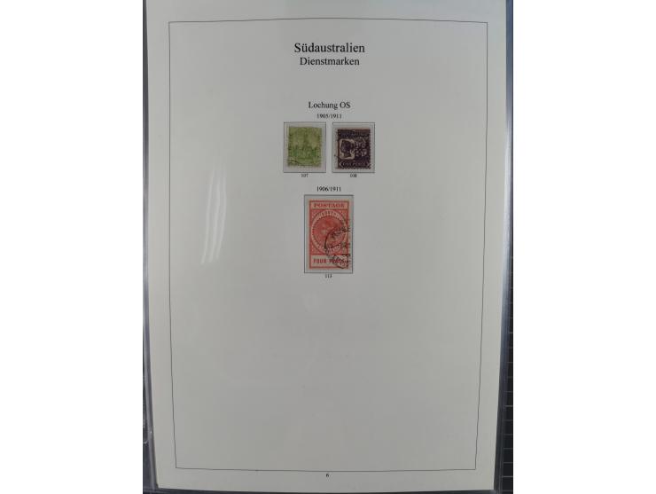 1850/1910 (ca.), Queensland to Western Australia, mostly used collection with a few unused, including Officials, Postage Dues