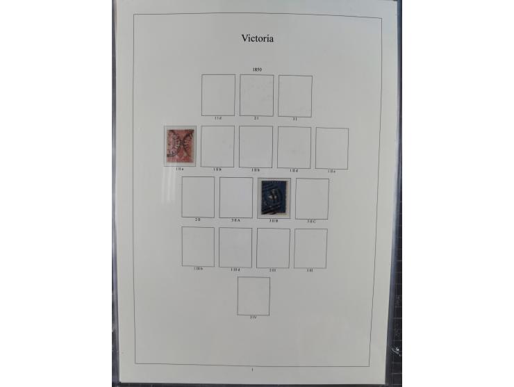 1850/1910 (ca.), Queensland to Western Australia, mostly used collection with a few unused, including Officials, Postage Dues