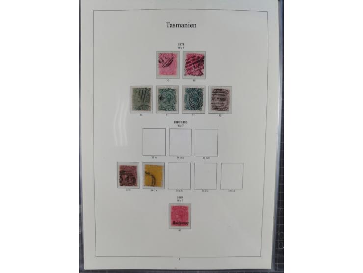 1850/1910 (ca.), Queensland to Western Australia, mostly used collection with a few unused, including Officials, Postage Dues