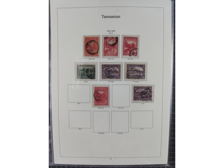 1850/1910 (ca.), Queensland to Western Australia, mostly used collection with a few unused, including Officials, Postage Dues