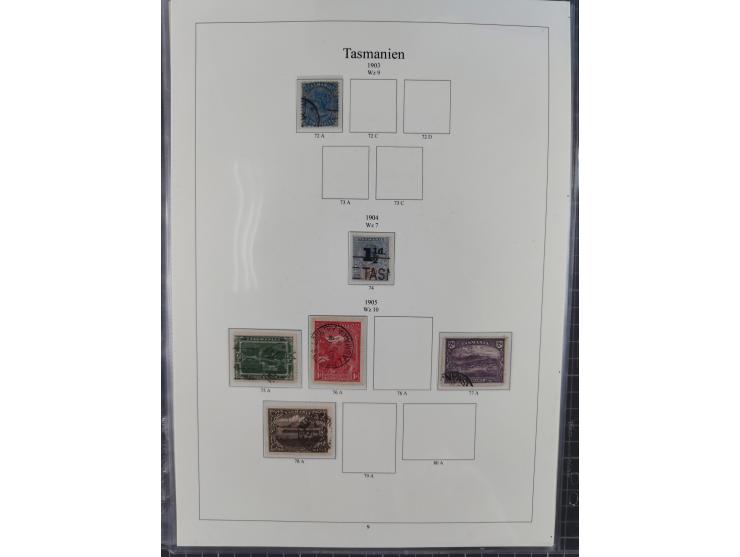 1850/1910 (ca.), Queensland to Western Australia, mostly used collection with a few unused, including Officials, Postage Dues