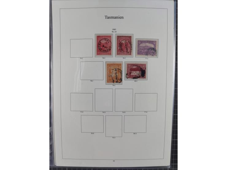 1850/1910 (ca.), Queensland to Western Australia, mostly used collection with a few unused, including Officials, Postage Dues