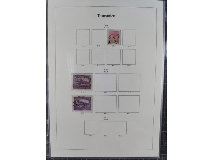 1850/1910 (ca.), Queensland to Western Australia, mostly used collection with a few unused, including Officials, Postage Dues