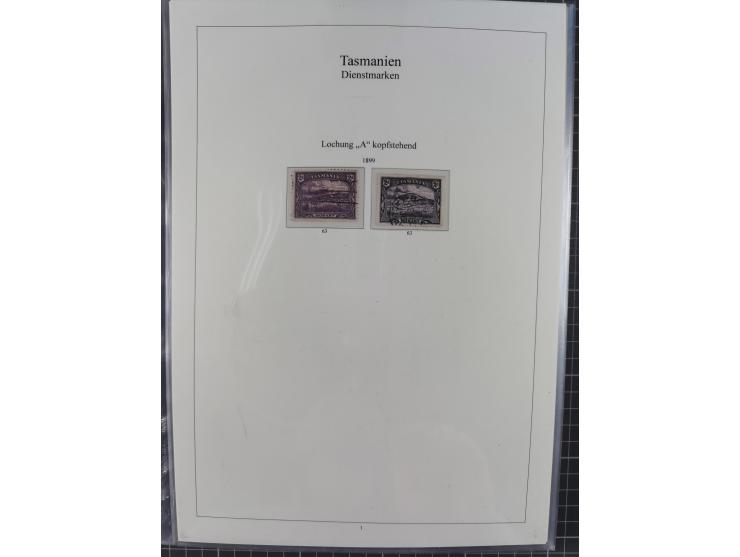 1850/1910 (ca.), Queensland to Western Australia, mostly used collection with a few unused, including Officials, Postage Dues