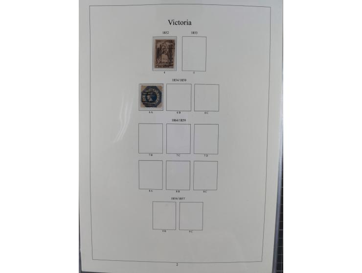 1850/1910 (ca.), Queensland to Western Australia, mostly used collection with a few unused, including Officials, Postage Dues