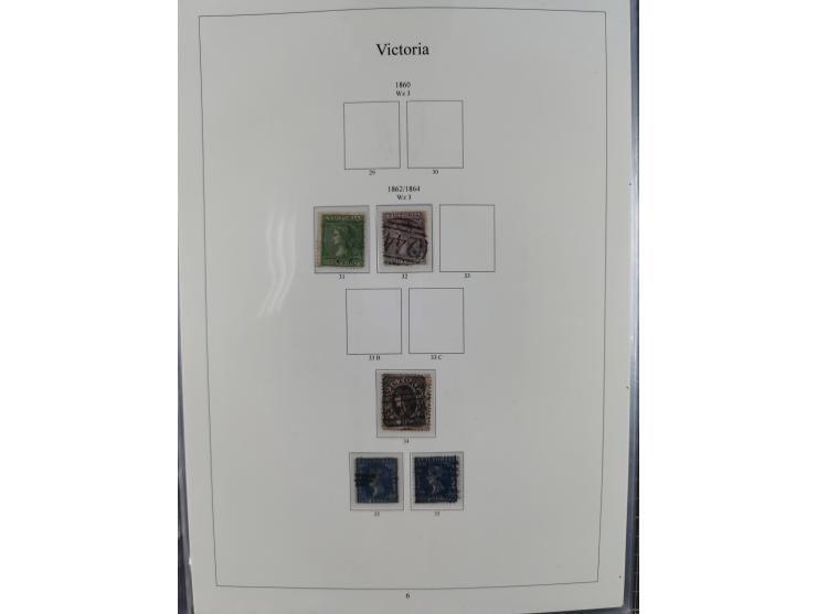 1850/1910 (ca.), Queensland to Western Australia, mostly used collection with a few unused, including Officials, Postage Dues