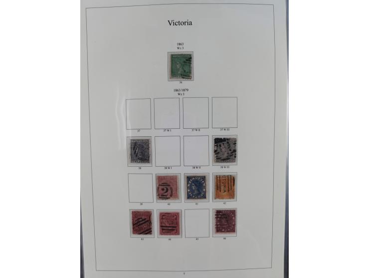 1850/1910 (ca.), Queensland to Western Australia, mostly used collection with a few unused, including Officials, Postage Dues