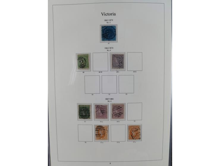 1850/1910 (ca.), Queensland to Western Australia, mostly used collection with a few unused, including Officials, Postage Dues