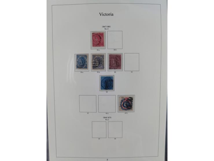 1850/1910 (ca.), Queensland to Western Australia, mostly used collection with a few unused, including Officials, Postage Dues