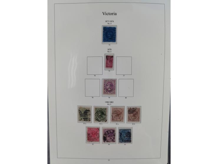 1850/1910 (ca.), Queensland to Western Australia, mostly used collection with a few unused, including Officials, Postage Dues