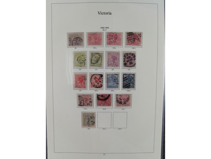 1850/1910 (ca.), Queensland to Western Australia, mostly used collection with a few unused, including Officials, Postage Dues