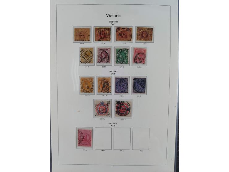 1850/1910 (ca.), Queensland to Western Australia, mostly used collection with a few unused, including Officials, Postage Dues