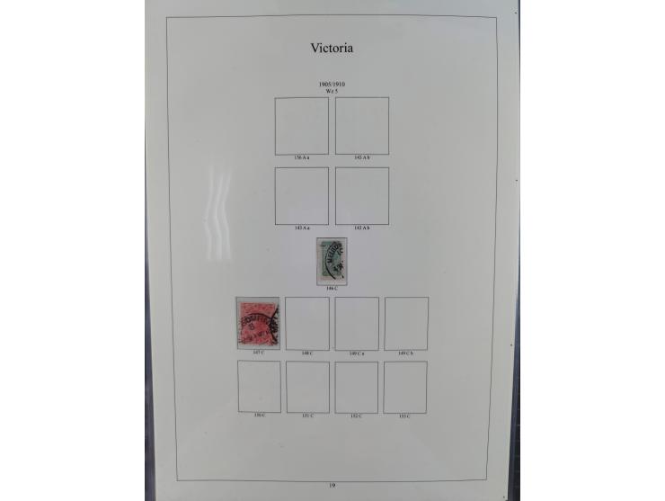 1850/1910 (ca.), Queensland to Western Australia, mostly used collection with a few unused, including Officials, Postage Dues