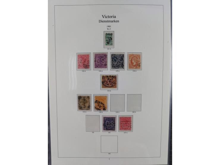 1850/1910 (ca.), Queensland to Western Australia, mostly used collection with a few unused, including Officials, Postage Dues