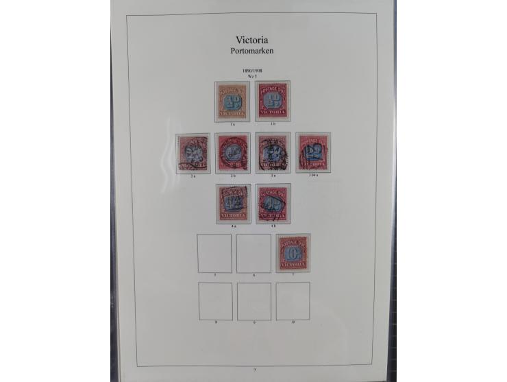 1850/1910 (ca.), Queensland to Western Australia, mostly used collection with a few unused, including Officials, Postage Dues