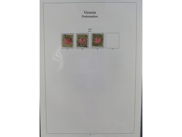 1850/1910 (ca.), Queensland to Western Australia, mostly used collection with a few unused, including Officials, Postage Dues