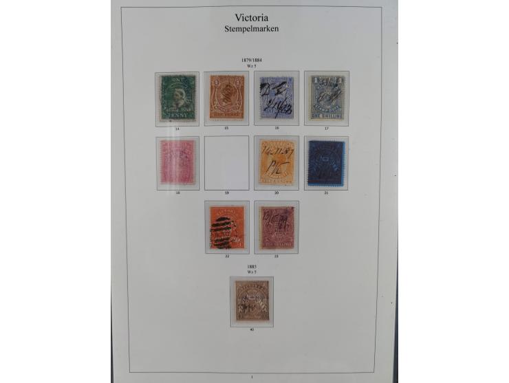 1850/1910 (ca.), Queensland to Western Australia, mostly used collection with a few unused, including Officials, Postage Dues